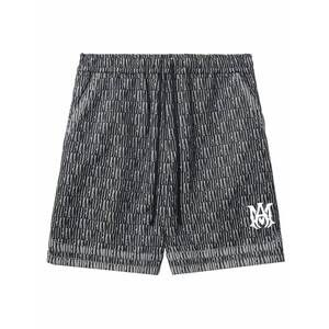 NEW AMIRI men's washed jacquard bb shorts in indigo